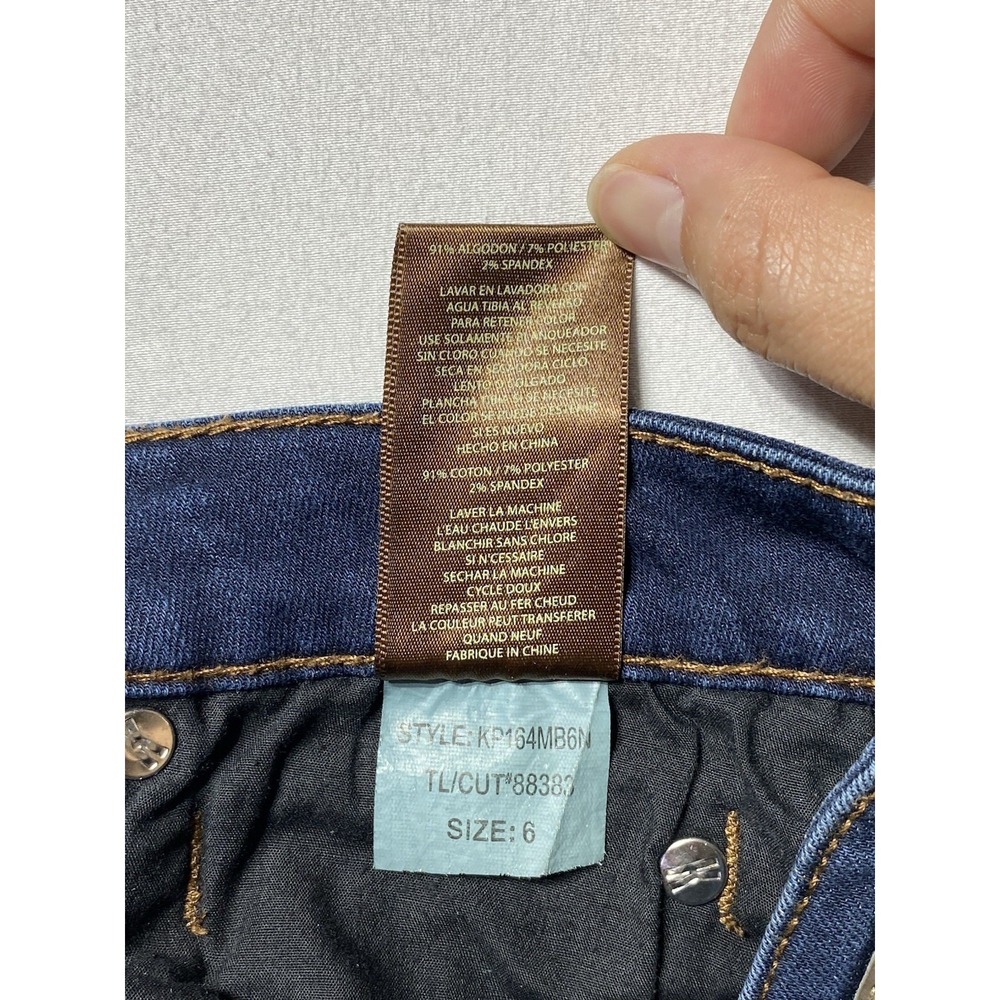 Kut From The Kloth Mia Toothpick Skinny Jeans Size 6 Dark Wash Stretch - Picture 13 of 15